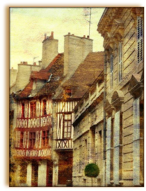 dans la vieille ville de Dijon