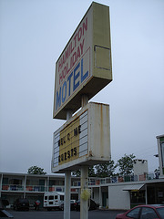 Hamilton holiday motel / Alabama. USA - 10 juillet 2010