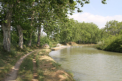 Canal du Midi en amont de Capestang