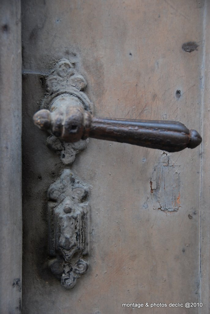 poignée de porte et serrure