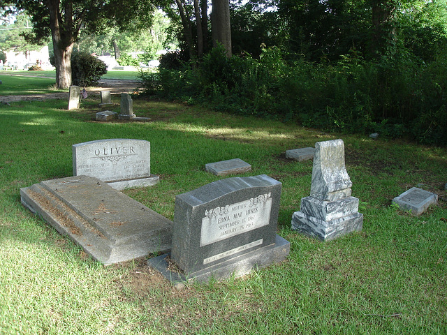 Le cimetière de Bastrop / Bastrop's cemetery -  Louisiane, USA. 8 juillet 2010.