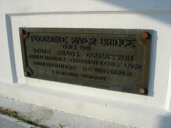 Le pont de Pocomoke's river bridge / Pocomoke, Maryland. USA - 18 juillet 2010