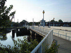 Le pont de Pocomoke's river bridge / Pocomoke, Maryland. USA - 18 juillet 2010