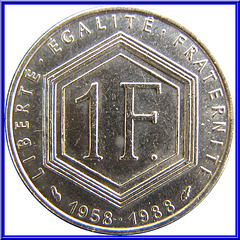 1 Franc Charles de Gaulle 1988 Envers