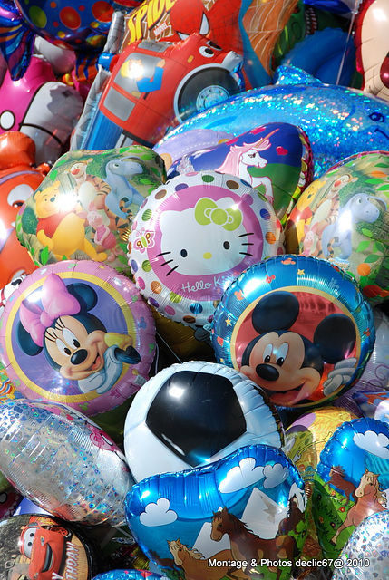 ballons captifs pour enfant sage