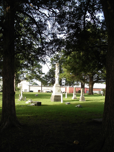 Le cimetière de Bastrop / Bastrop's cemetery -  Louisiane, USA. 8 juillet 2010.