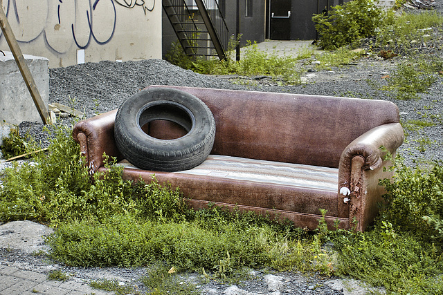 Tired Out – Sherbrooke and Marlowe, Montréal, Québec