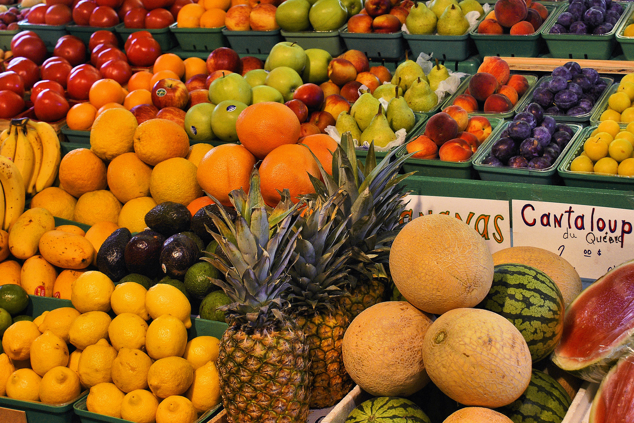 Cantaloup du Québec – Atwater Market, Montréal, Québec