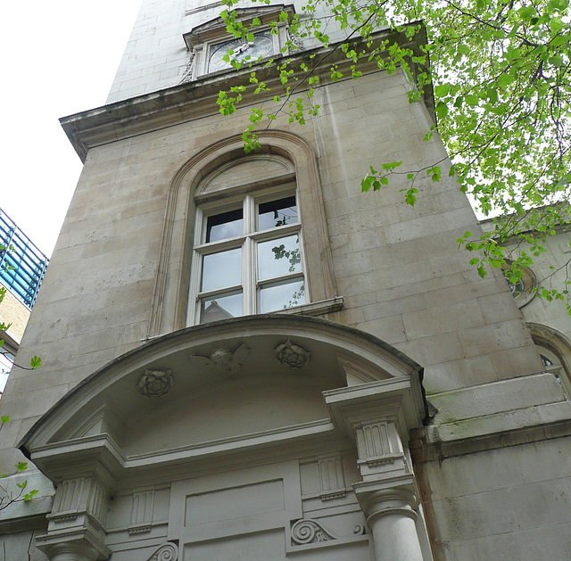 st.olave old jewry tower, london