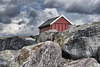 Beach Hut on the Rocks