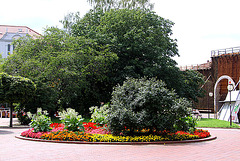 20100805 7385Aw [D~LIP] Vorplatz (Roter Platz) Kurgastzentrum, Bad Salzuflen