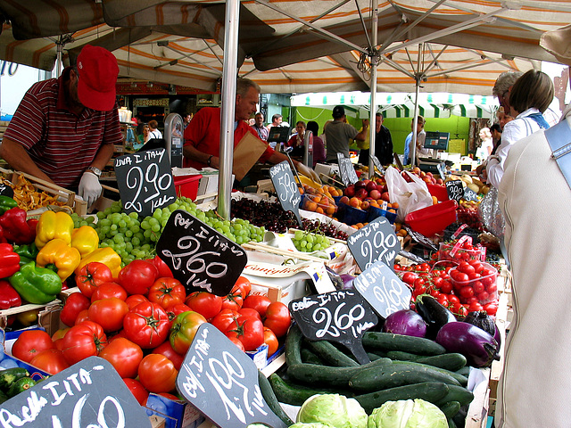 auf dem Meraner Markt