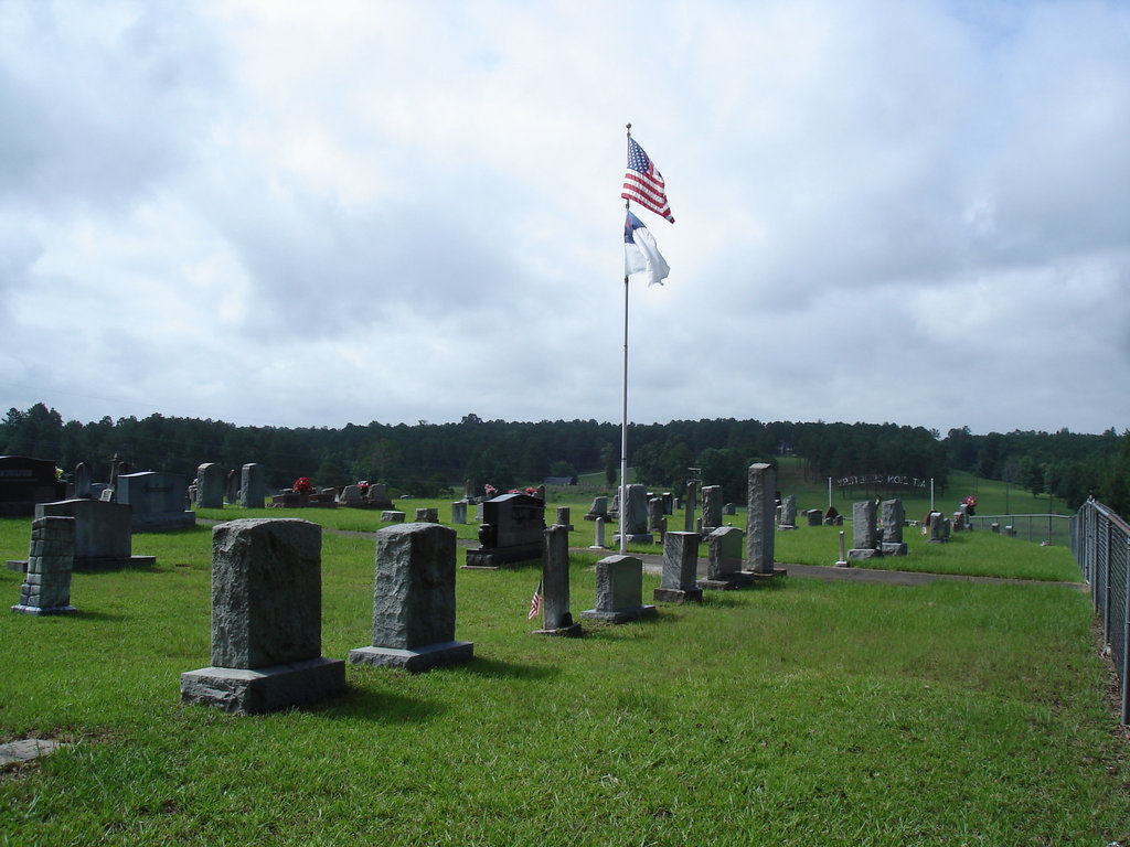 Mt Zion cemetery. Minden, Louisiane - USA - 7 juillet 2010