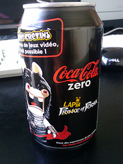 Ubisoft-branded CocaCola Zero cans