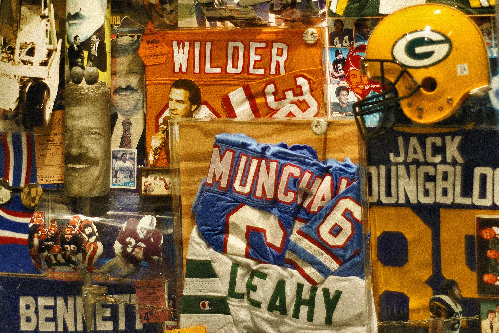 Collage Football – Pro Football Hall of Fame, Canton, Ohio