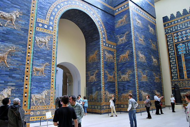 Puerta Ishtar de Babilonia. Museo Pérgamo.Berlín