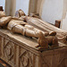 wethersfield church,essex,  c15 alabaster tomb of ? henry wentworth +1482