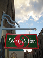 Relax station / San Antonio, Texas. USA - 29 juin 2010 - Photo originale