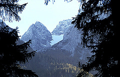 BGL 0089 77w Ramsau, Hochkalter mit Blaueisgletscher