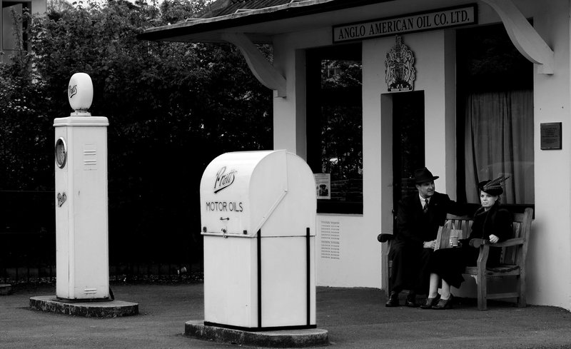 Brooklands 1940s Revisited Fuji X-E1 Anglo American 1a mono