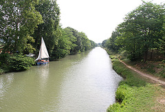 Canal du Midi près de Ouveillan