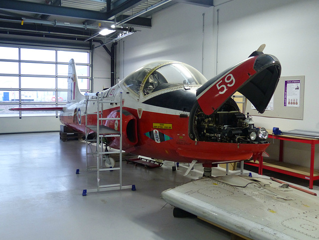 Jet Provost XW358 at CEMAST (1) - 26 August 2014