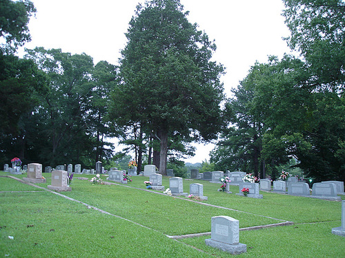 Capt.A.J. Memorial Hamilton cemetery / Alabama. USA - 10 juillet 2010.