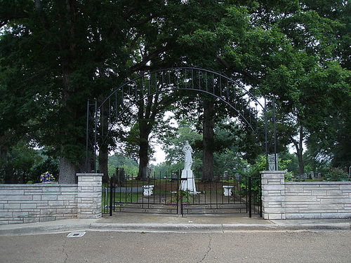 Capt.A.J. Memorial Hamilton cemetery / Alabama. USA - 10 juillet 2010.