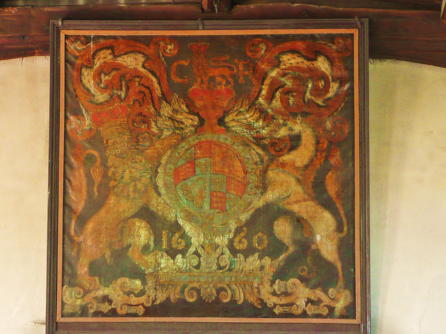 finchingfield royal arms 1660