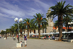 Trogir boardwalk Bana Berislavica Obala