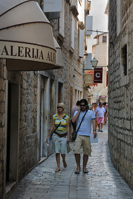 Trogir in the historic city centre