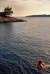 In a bay at the Korčula island