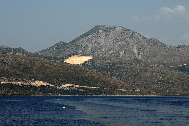 Along the coast of Korčula island