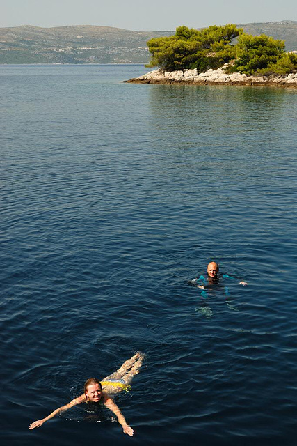 In a bay of Korčula island