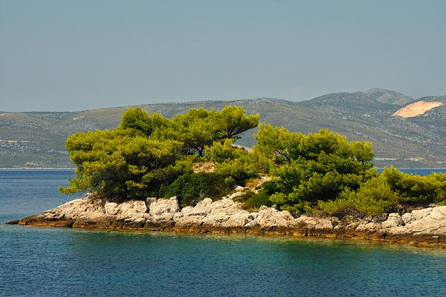 In a bay of Korčula island