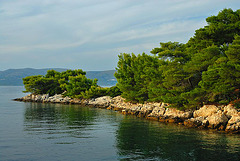 In a bay of Korčula island