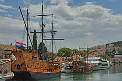 In the harbor of Dubrovnik