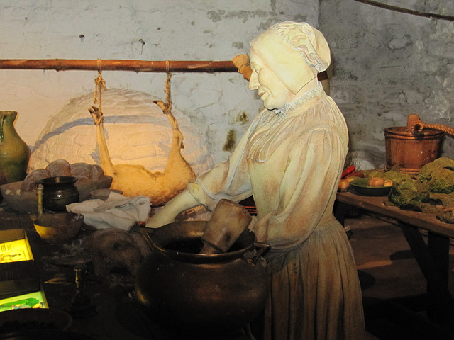 Stirling Castle the old kitchen