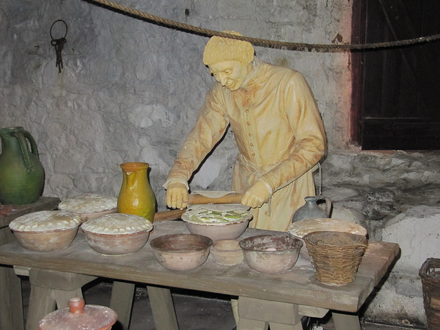 Stirling Castle the old kitchen