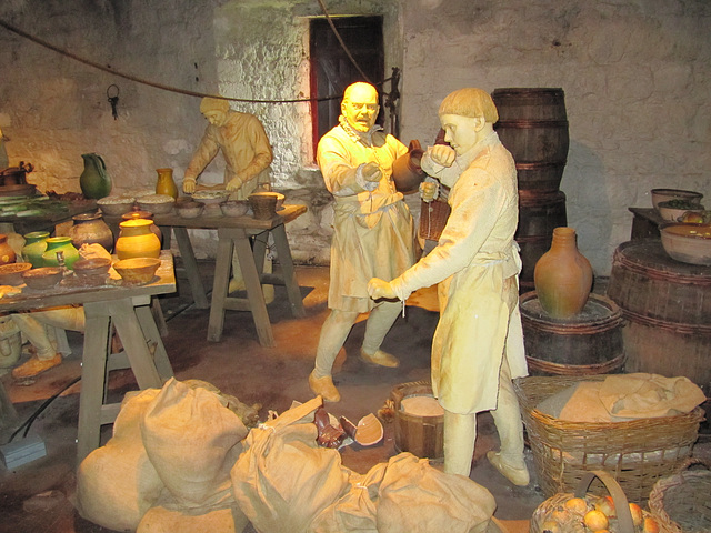 Stirling Castle the old kitchen