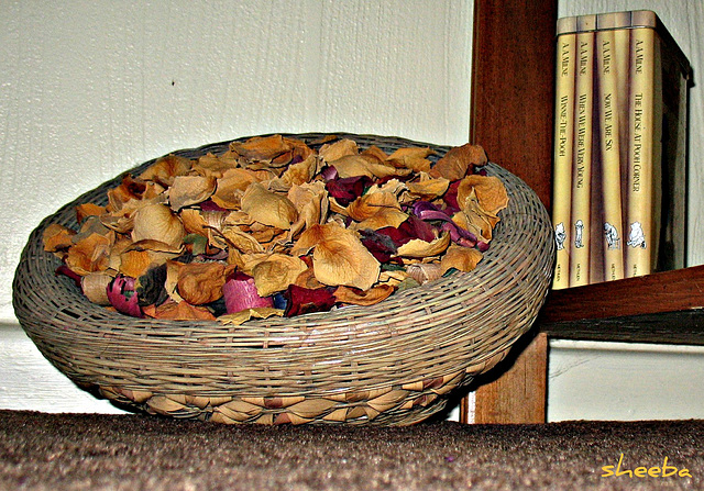 Basket of potpourri. . .
