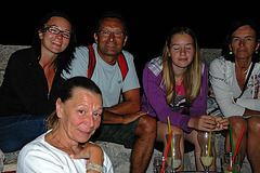 Franziska, Susi, Christian, Eva and her mother Brigitte