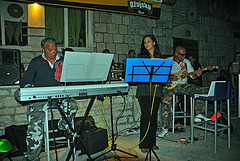 An excellent music trio in Korčula town