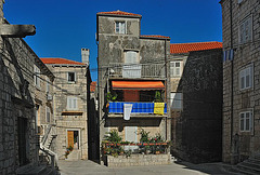 Downtown in Korčula town