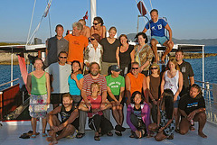 Group picture on the Naval