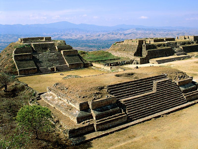 Monte Alban en Meksiko