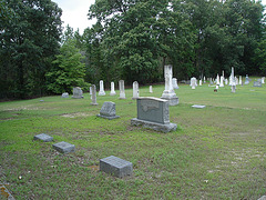 Old Athens cemetery /  Athens, Louisiana. USA - 7 juillet 2010.  -  Hudgens RIP.
