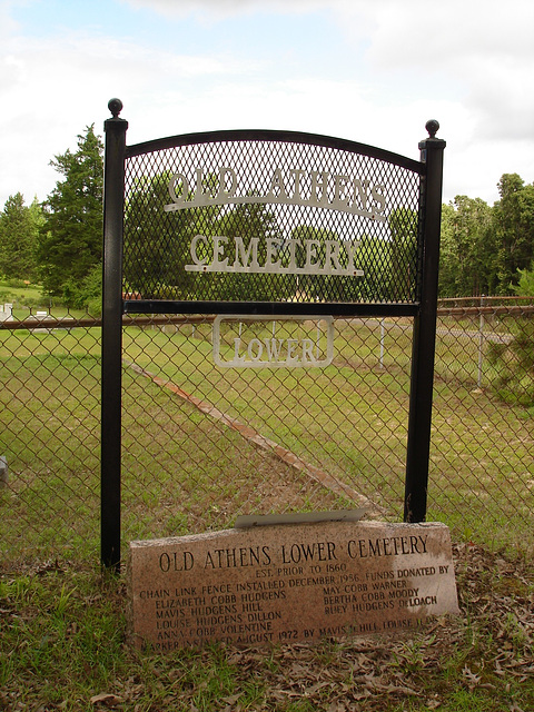 Old Athens cemetery /  Athens, Louisiana. USA - 7 juillet 2010.