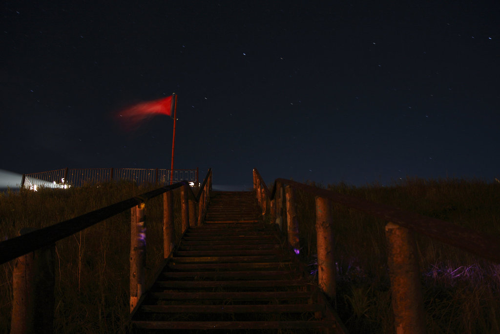 Sternenhimmel mit Treppe