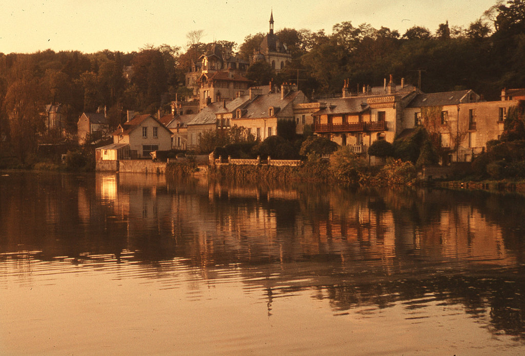 Reflets du soleil avant son couché